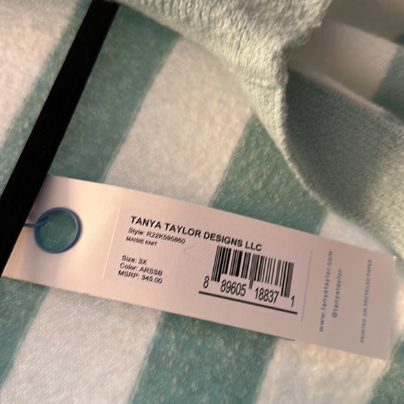 Tanya Taylor Maisie Knit / 3X / ARAUCANA/SEASALT - Picture 16 of 16